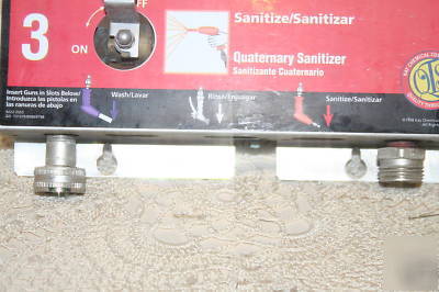 Kay restaurant dishwasher water controller 3 handle use