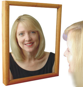 Mirror wireless color hidden nanny spy battery camera