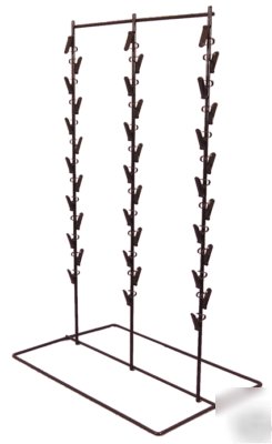 New 10 - triple round strip counter clip display rack 