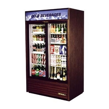 New true gdm-41 refrigerator slide 2 door merchandiser