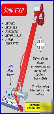 Porta~pull 3000FXP wire & cable puller-tugger