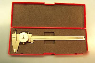 Starrett, 8 inch, dial caliper, model no 1202, nice 