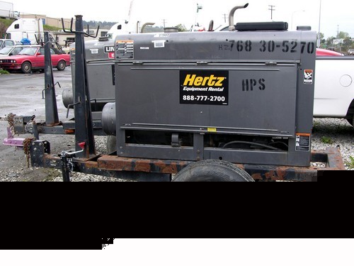 2005 lincoln 300D diesel welder generator w/ trailer 