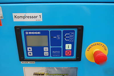 2006 boge S75-2 75HP air compressor 322CFM 115PSIG mint