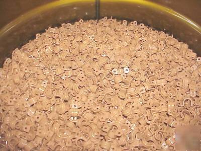50 pvc pipe hangers clamps plastic copper plumber 5/8