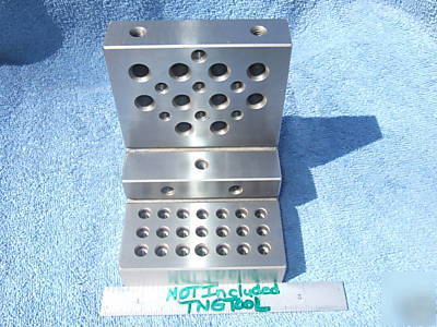 Angle plate step toolmaker machist tapped 1/4 ground 3Q