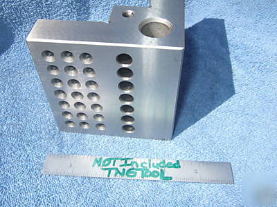 Angle plate step toolmaker machist tapped 1/4 ground 3Q