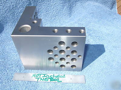 Angle plate step toolmaker machist tapped 1/4 ground 3Q