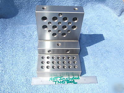 Angle plate step toolmaker machist tapped 1/4 ground 3Q