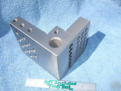 Angle plate step toolmaker machist tapped 1/4 ground 3Q