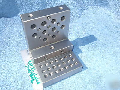 Angle plate step toolmaker machist tapped 1/4 ground 3Q