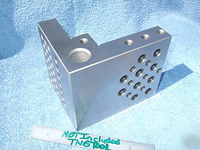 Angle plate step toolmaker machist tapped 1/4 ground 3Q