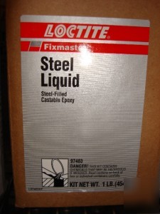 1-1LB box loctite fixmaster steel liquid 97483 epoxy nw