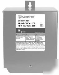 1.5 hp water well pump control box centripro CB15412CR 
