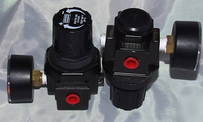5 aro regulator/filter R27221-600 0-20 psi,1/2'' w/gage