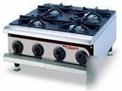 Apw wyott champion GHP4H| flat gas hot plate 4 burners