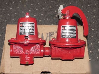 Bell gossett dual unit valve reducing relief b-38 a-8 