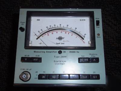 Bruel & kjaer 2609 measuring amplifier