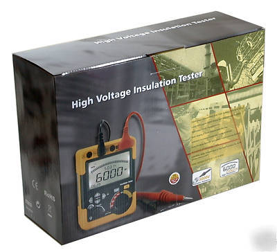 Dt-6605 digital insulation tester megger megohm meter 
