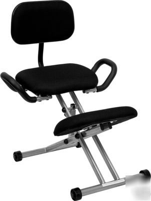 Ergonomic kneeling chair with handles free shipping