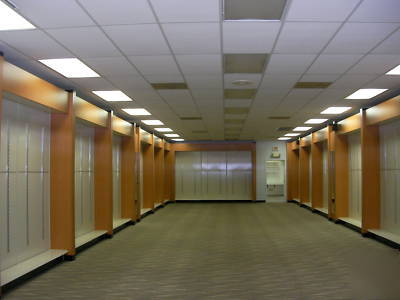 Fixtures - wood grain pillars,cash wrap, and facias