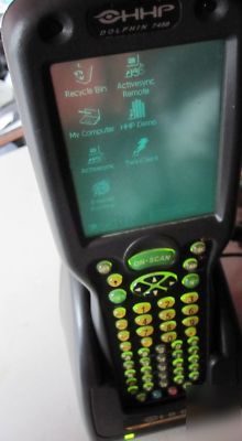 Hhp dolphin 7450 scanner, windows ce o/s (wireless)