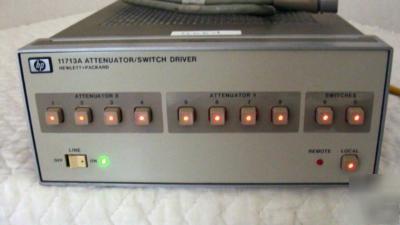 Hp - agilent 11713A attenuator/switch driver w/cable 