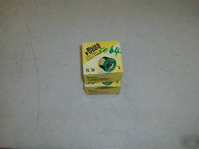 New 2 buss fuses type tl 30 amp screw base 4 each box