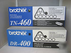 New brand genuine oem brother DR400 + TN460 sealed 