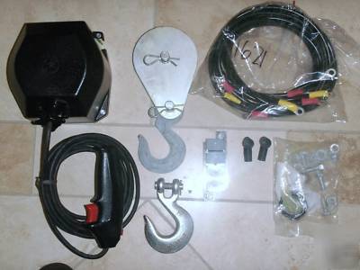New dayton winch 6000LB 12000LB dual pull model 5W786A 