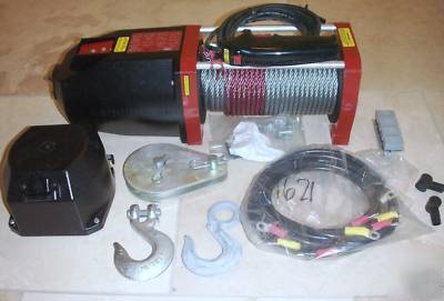 New dayton winch 6000LB 12000LB dual pull model 5W786A 