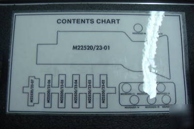 Pico pneumatic crimp tool kit with M22520/23-01