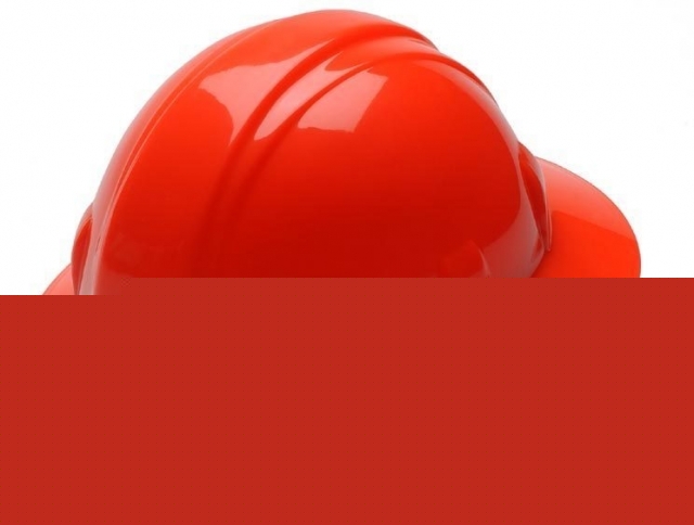 Pyramex full brim 4 point ratchet suspension hard hat
