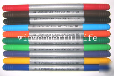 Staedtler noris club pens 10 dual-tip colouring pens 