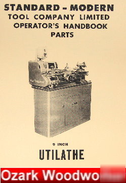 Standard-modern 9 inch utilathe lathe manual