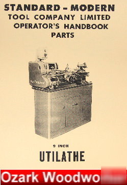 Standard-modern 9 inch utilathe lathe manual