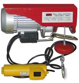 HR400 electric hoist 882 lb capacity with remote