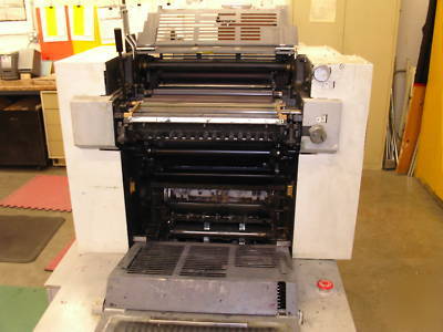 Hamada 234 2/c press & plate maker & numbering machine