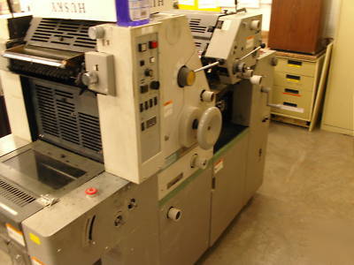 Hamada 234 2/c press & plate maker & numbering machine
