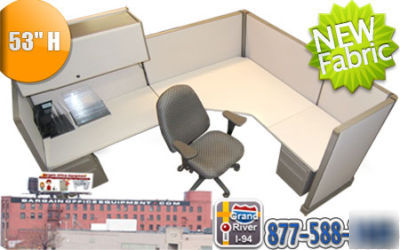 Lot of 10 - 6X8 herman miller / grouped cubicles