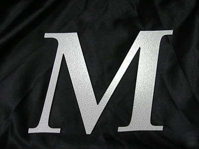 Metal sign letters. 19 inch tall 14 ga steel. 