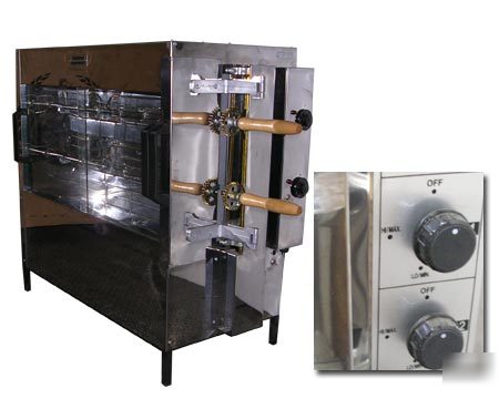 New diamond 4-spits electric chicken rotisserie machine