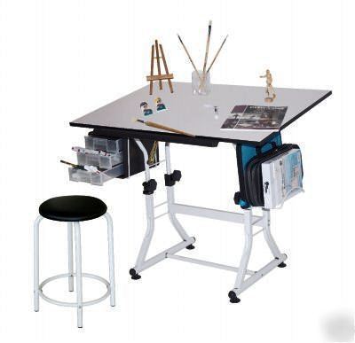 New drafting/drawing/craft/hobby/art table with stool~ 
