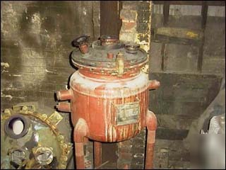 10 gal pfaudler glass lined reactor body, 150/120#