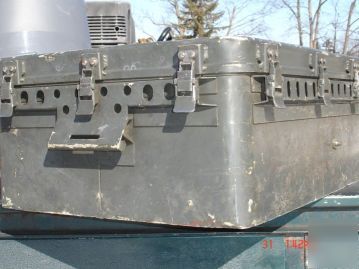 Airtight aluminum shipping case- ammo container 