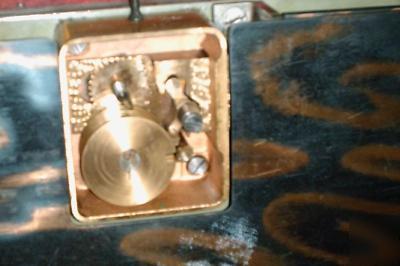 Baum antique jewelers safe w/custom made tubular stand