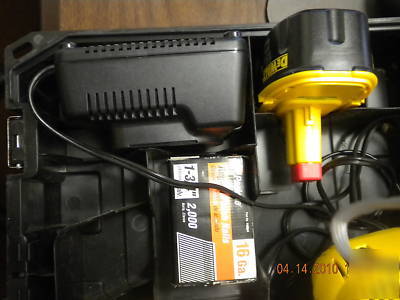Dewalt DC618 18V xrp cordless finish nailer 16GA 2 batt