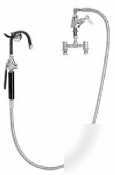 Fisher deck mounted pot filler w/ swivel hose adapter