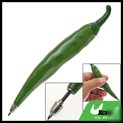 Green chili magnet ballpoint black ink ball point pen