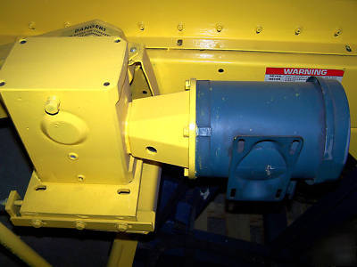 Hytrol hopper paddle 7' conveyer w 24